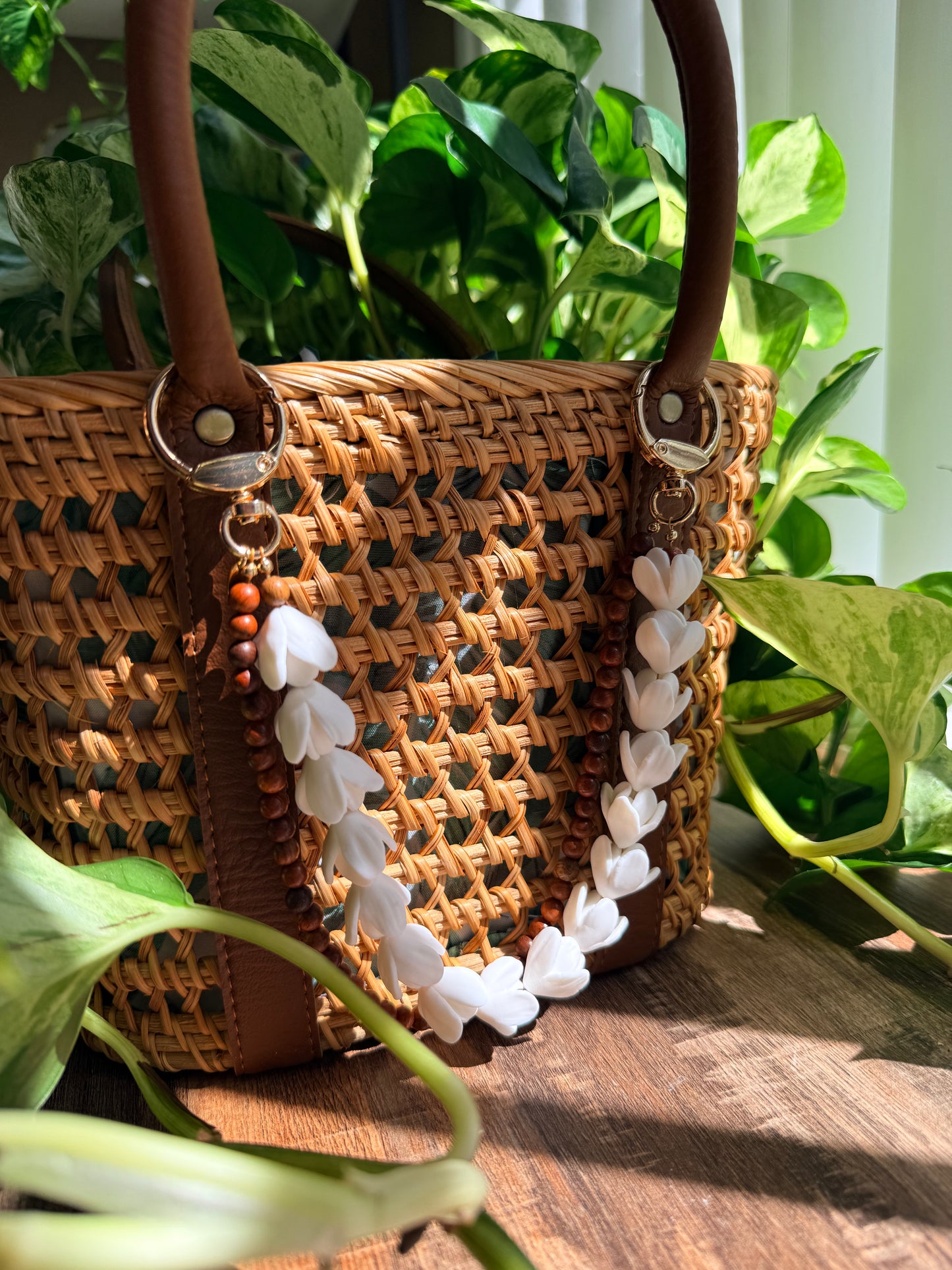 Sampaguita purse chain