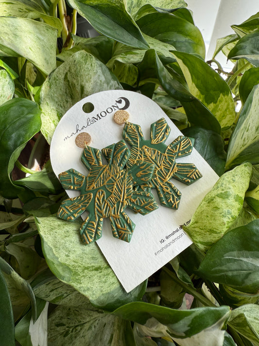 Golden leaf textured araw